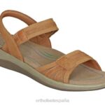 Paloma mujer Orthofeet 00DT11 camello sandalias
