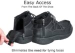 postal de guardabosques hombres Orthofeet 00DT155 negro botas - Image 5