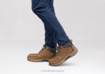 postal de guardabosques hombres Orthofeet 00DT156 marrón botas - Image 2