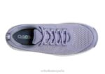 punto coralino elástico mujer Orthofeet 00DT45 lavanda zapatillas - Image 5
