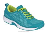 punto coralino elástico mujer Orthofeet 00DT48 turquesa zapatillas