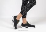 punto coralino elástico mujer Orthofeet 00DT49 negro zapatillas - Image 2