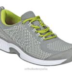 punto coralino elástico mujer Orthofeet 00DT52 gris zapatillas
