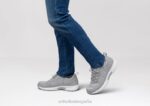 punto elástico de lava hombres Orthofeet 00DT131 gris zapatillas - Image 2