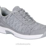 punto elástico de lava hombres Orthofeet 00DT131 gris zapatillas