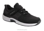 punto elástico joelle mujer Orthofeet 00DT90 negro zapatos casuales