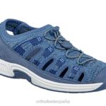 punto elástico laguna mujer Orthofeet 00DT38 azul sandalias