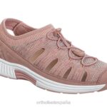 punto elástico laguna mujer Orthofeet 00DT40 durazno sandalias