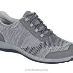 punto elástico palma mujer Orthofeet 00DT102 gris zapatos casuales
