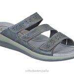 Sáhara mujer Orthofeet 00DT21 gris sandalias