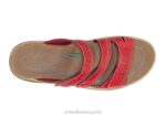 Sáhara mujer Orthofeet 00DT23 rojo sandalias - Image 3