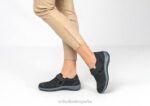 solero mujer Orthofeet 00DT97 negro zapatos casuales - Image 2