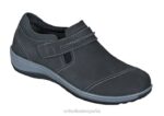 solero mujer Orthofeet 00DT97 negro zapatos casuales