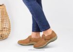 solero mujer Orthofeet 00DT98 camello zapatos casuales - Image 2