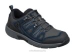 Sorrento hombres Orthofeet 00DT146 gris/azul zapatillas