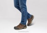 Sorrento hombres Orthofeet 00DT147 marrón zapatillas - Image 2