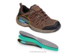 Sorrento hombres Orthofeet 00DT147 marrón zapatillas - Image 3
