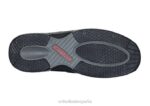 sprint sin corbata hombres Orthofeet 00DT135 negro zapatillas - Image 6