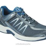 sprint sin corbata hombres Orthofeet 00DT136 gris zapatillas