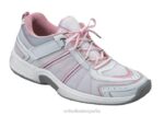 tahoe sin corbata mujer Orthofeet 00DT65 rosa zapatillas