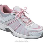 tahoe sin corbata mujer Orthofeet 00DT65 rosa zapatillas
