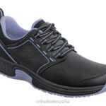 talya antideslizante mujer Orthofeet 00DT61 negro zapatos medicos