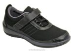tejido elástico brisa mujer Orthofeet 00DT95 negro zapatos casuales