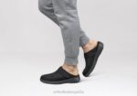 tejido elástico hudson hombres Orthofeet 00DT177 negro zapatillas - Image 2
