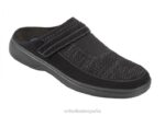 tejido elástico hudson hombres Orthofeet 00DT177 negro zapatillas