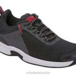 tramo de agua de borde hombres Orthofeet 00DT132 negro zapatillas