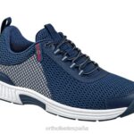 tramo de agua de borde hombres Orthofeet 00DT133 azul zapatillas