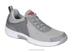 tramo de agua de borde hombres Orthofeet 00DT134 gris zapatillas