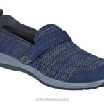 tramo de quincy mujer Orthofeet 00DT105 azul zapatos casuales