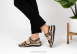 Venecia mujer Orthofeet 00DT1 marrón sandalias - Image 2