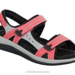 Venecia mujer Orthofeet 00DT2 rojo sandalias