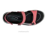Venecia mujer Orthofeet 00DT2 rojo sandalias - Image 4