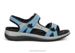 Venecia mujer Orthofeet 00DT3 azul sandalias - Image 3