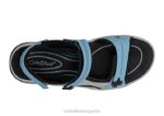 Venecia mujer Orthofeet 00DT3 azul sandalias - Image 4