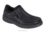 zodíaco hombres Orthofeet 00DT174 negro zapatos casuales